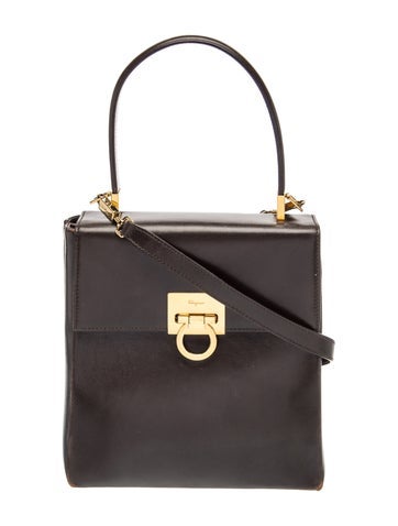 Leather Top Handle Bag