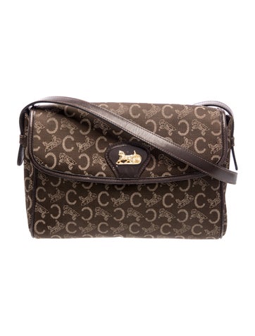 Monogram Horse Carriage Shoulder Bag Vintage