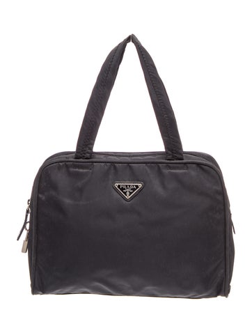 Tessuto Nylon Top Handle Bag