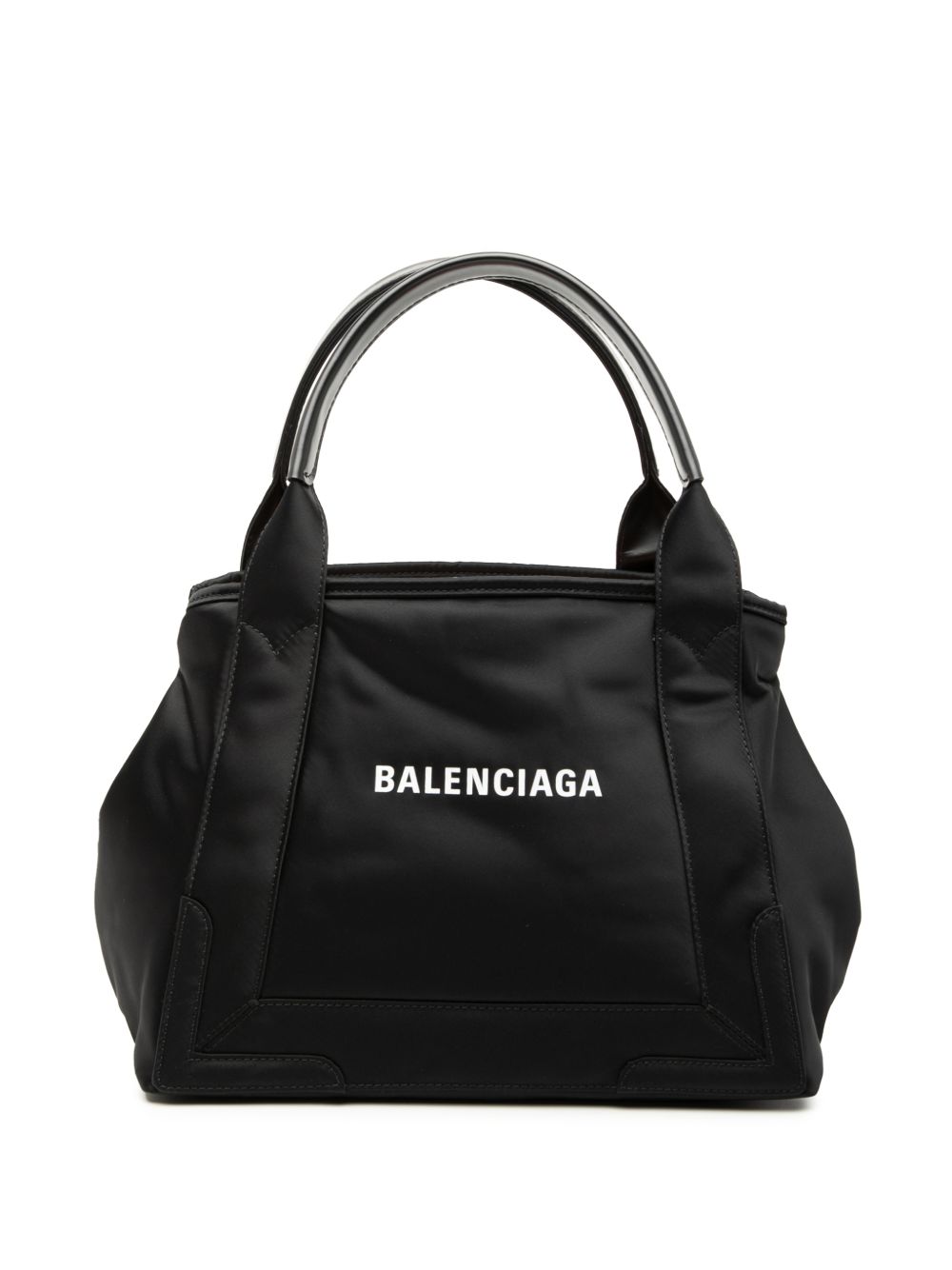Balenciaga 2010 Nylon Navy Cabas Tote S satchel