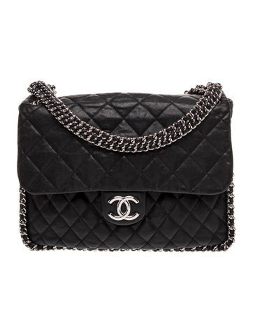 Maxi Chain Around Flap Bag