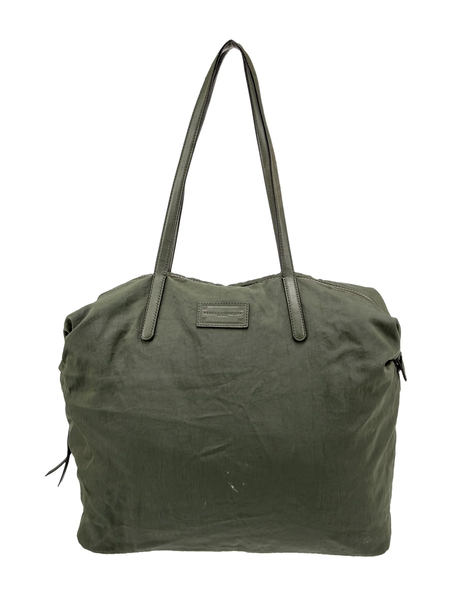 Rebecca Minkoff Nylon Leather Trim Shoulder Bag