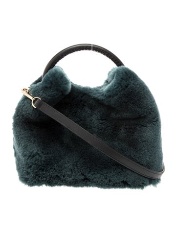 Elleme Faux Fur Top Handle Bag