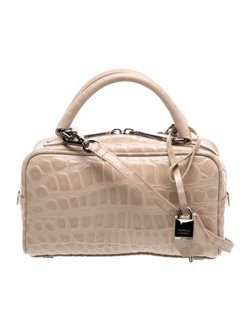 Embossed Leather Top Handle Bag w/ Tags