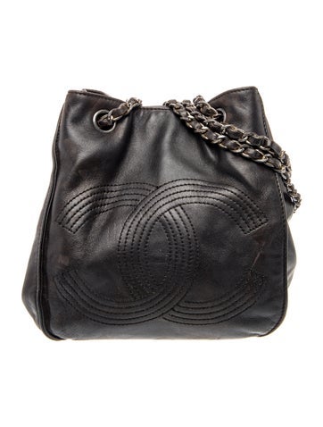 CC Drawstring bucket Bag