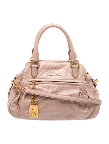 Leather Top Handle Bag