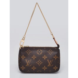 Louis Vuitton Monogram Canvas Mini Accessories Pochette Bag