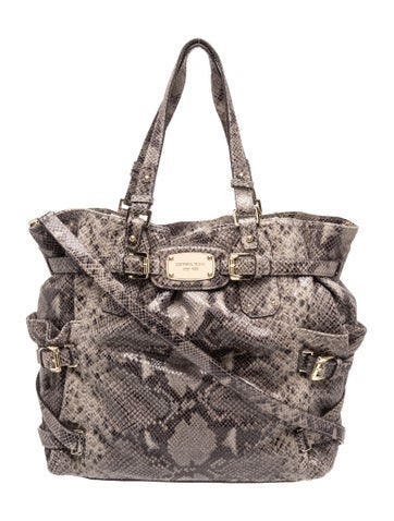 Embossed Leather Hobo