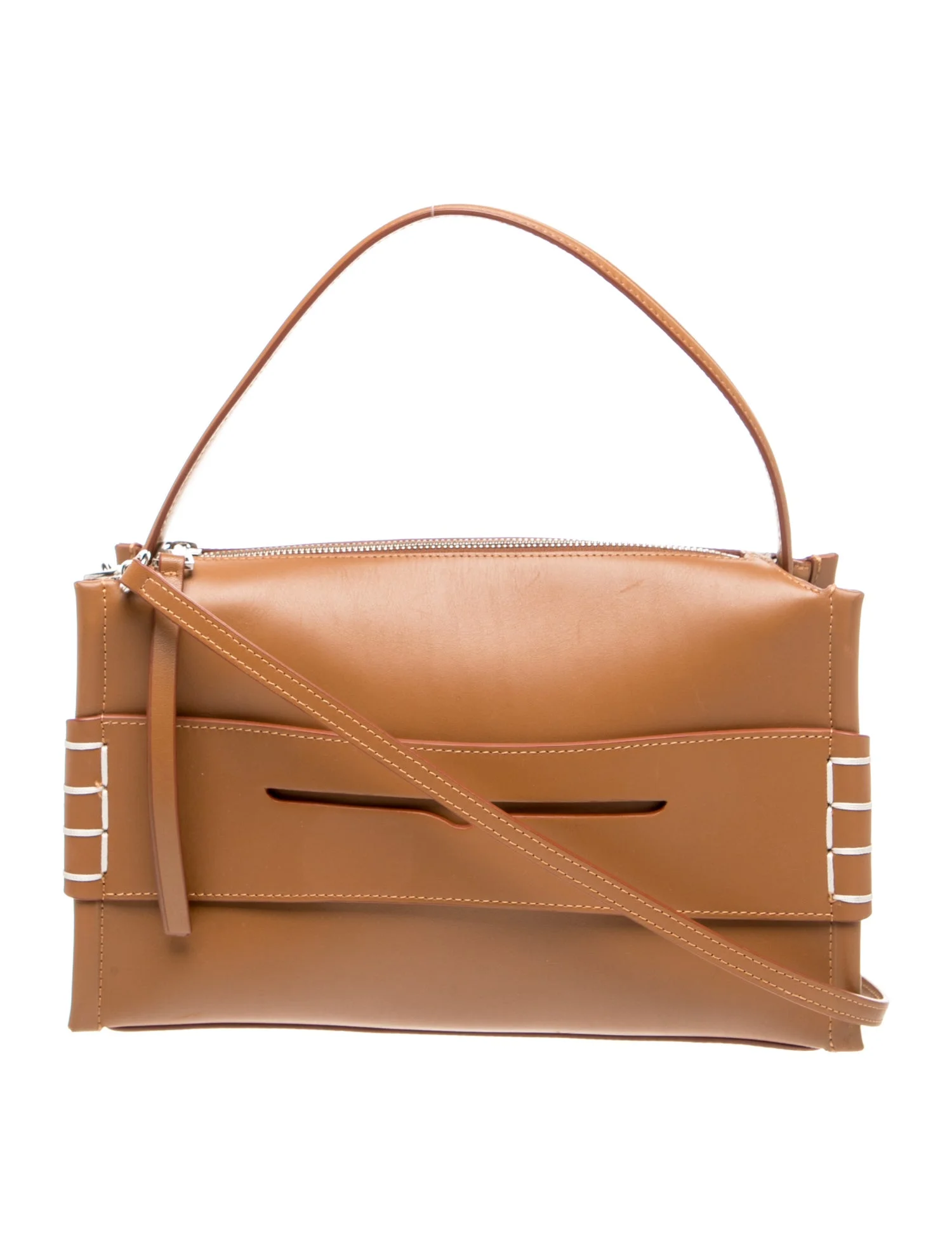 Leather Top Handle Bag