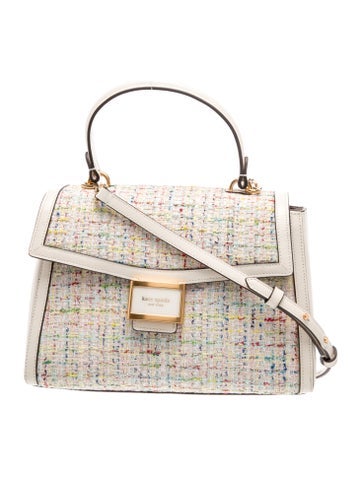 Tweed Top Handle Bag