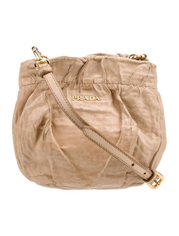Nappa Antique Leather Bucket Bag