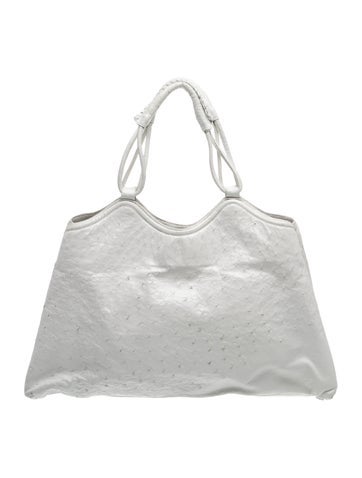Nancy Gonzalez Ostrich Shoulder Bag