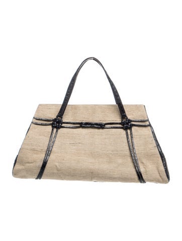 Leather Top Handle Bag