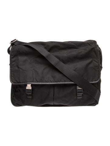 Tessuto Nylon Messenger Bag Vintage