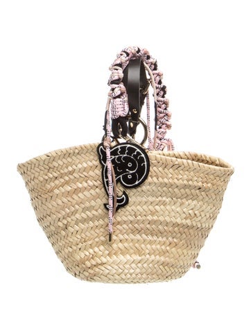 Emilio Pucci Straw Top Handle Bag w/ Tags