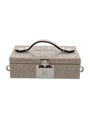 Leather Crystal Embellished Alibi