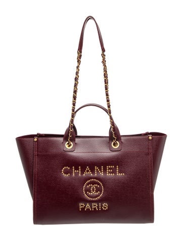 Medium Studded Deauville Shopping Bag