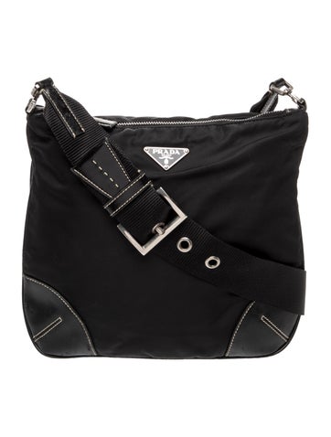 Tessuto Nylon Messenger Bag