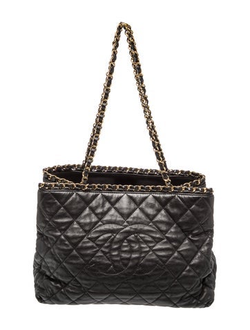 Small Quilted Chain Me Tote