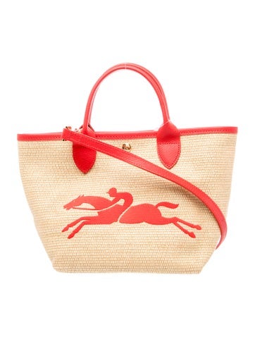Raffia Top Handle Bag