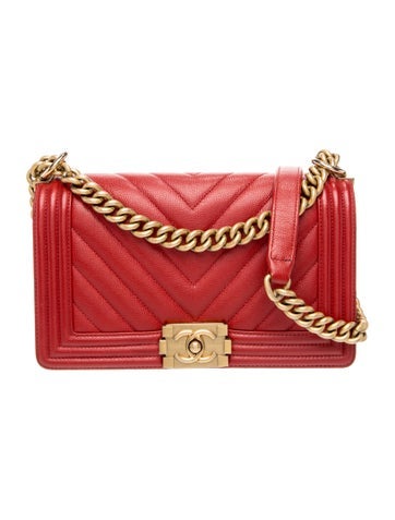 Medium Chevron Boy Bag