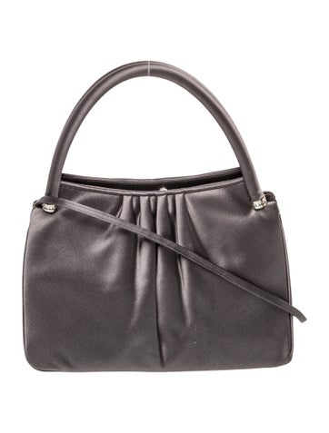 Satin Top Handle Bag