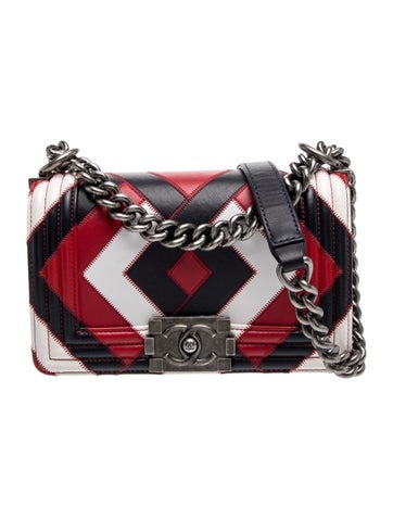Small Geometric Patchwork Boy Bag