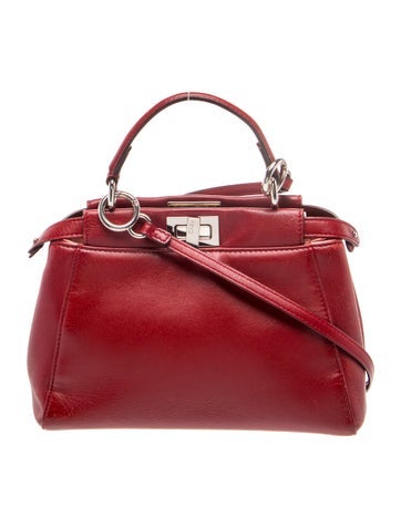Leather Peekaboo Mini