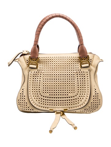 Chloe Leather Marcie Shoulder Bag
