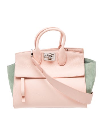 Leather Top Handle Bag