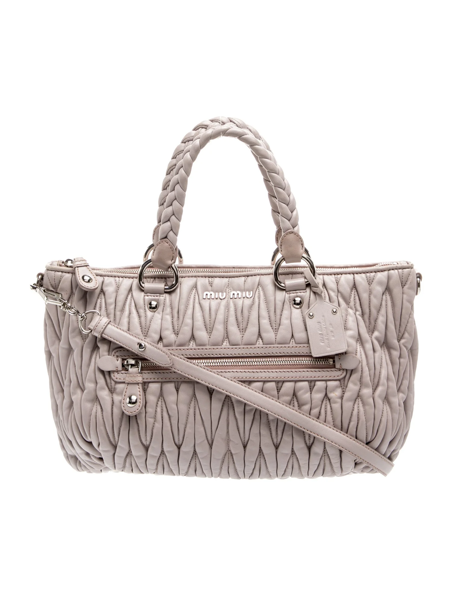 Leather Top Handle Bag