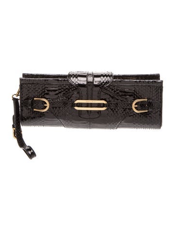 Snakeskin Clutch