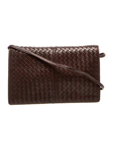 Intrecciato Intrecciato Leather Clutch Vintage