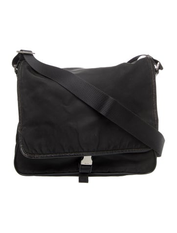 Tessuto Nylon Messenger Bag