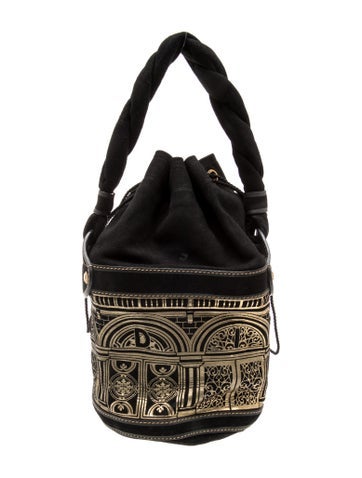 Suede Bucket Bag