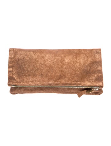 Suede Clutch