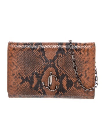 Embossed Leather Crossbody Bag
