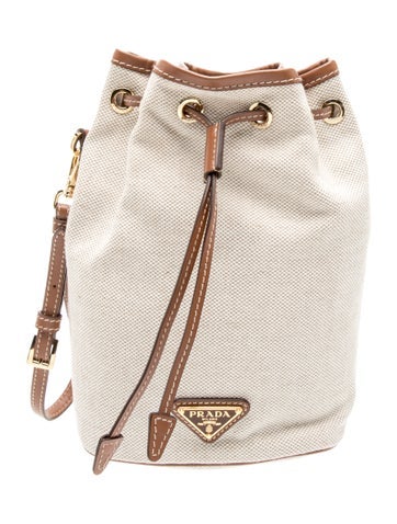 Enameled Metal Triangle Canvas and Leather Pouch 2026