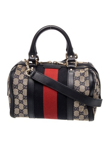 GG Canvas Boston Small