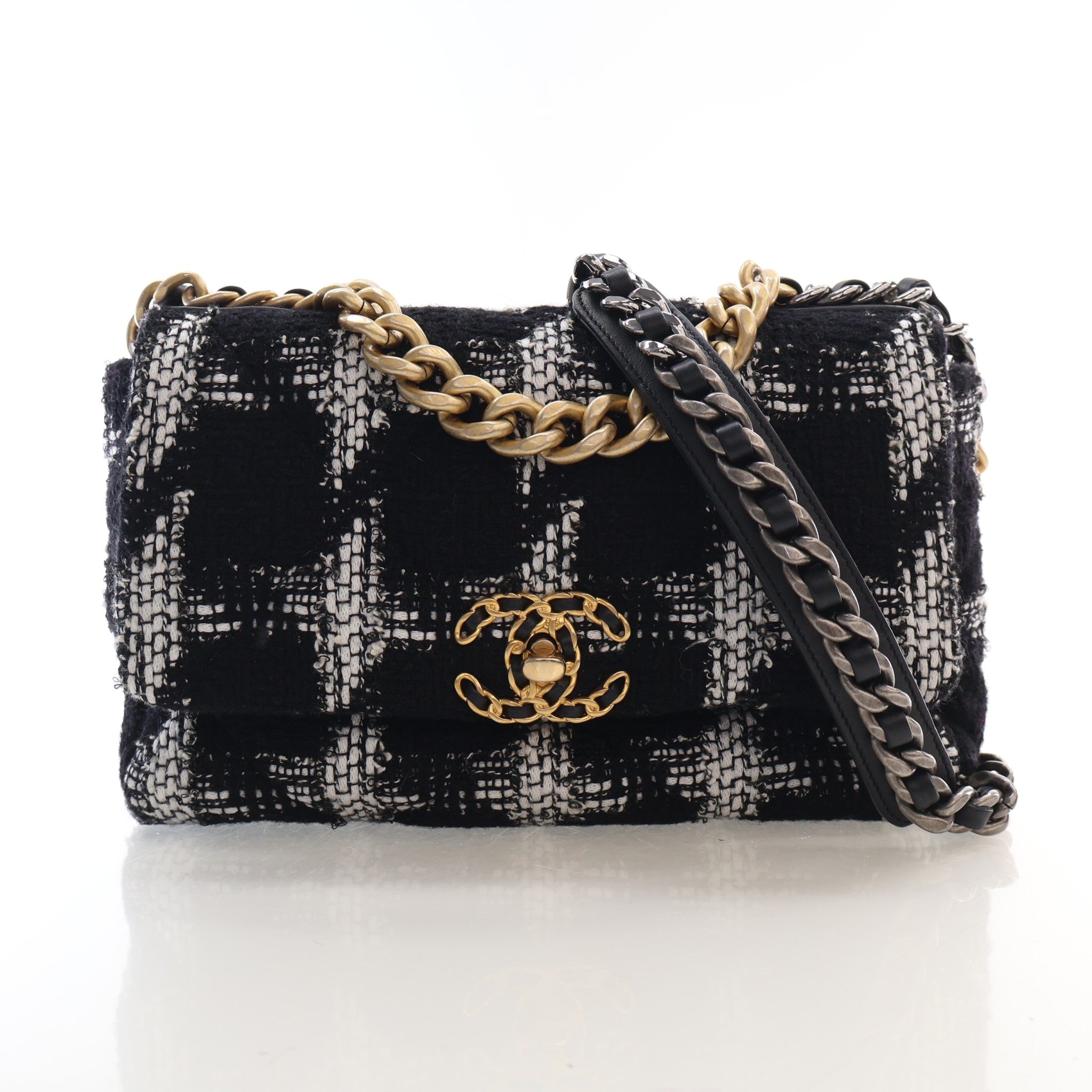 Chanel Medium Tweed 19 Flap Bag