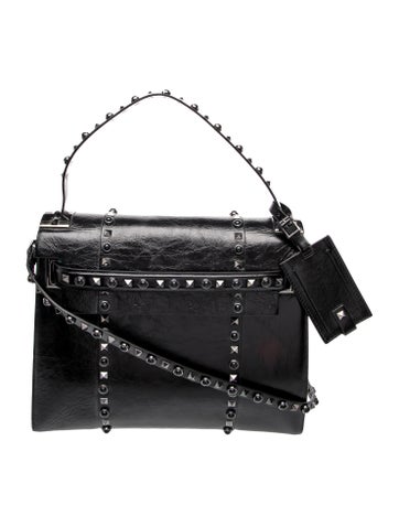Rockstud Top Handle Bag