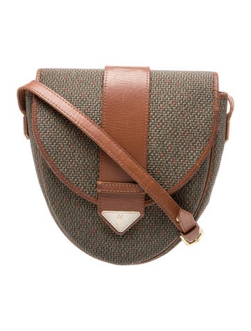 Vintage Tweed Saddle Bag Small