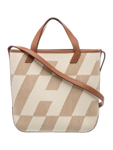 Hermes Toile Cabas H en Bias 27