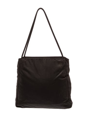 Enameled Metal Triangle Shoulder Bag