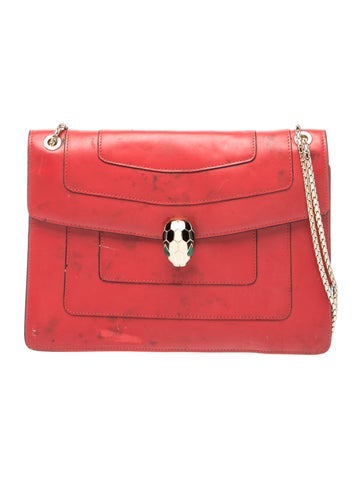 Leather Serpenti Forever Medium