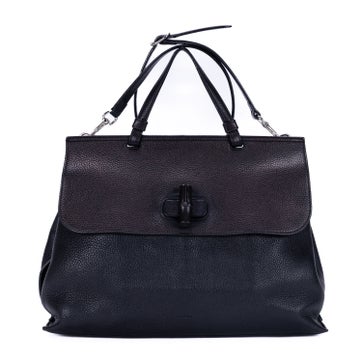 Leather Bamboo Daily Top Handle