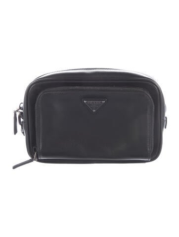 Enameled Metal Triangle Crossbody Bag