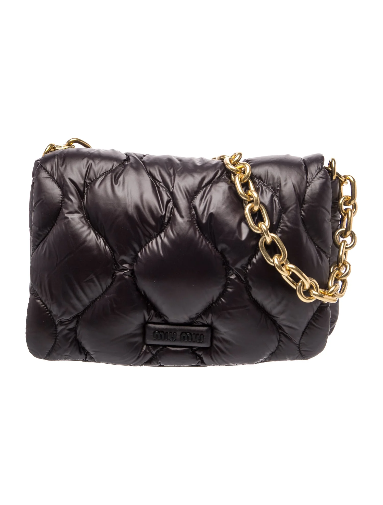 Miu Miu Quilted Padded Nylon Quilted Small