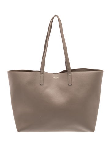 Leather Shopping Tote Bag Large