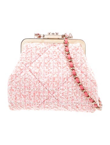 Kisslock Frame Clutch Crossbody Bag